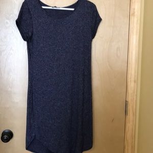 Navy blue tee shirt dress